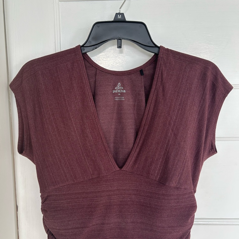 Prana V-Neck Crop Yoga Top